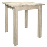 Homestead Collection Square 4 Post Dining Table, Ready To Finish