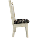 Homestead Collection Side Chair, Ready To Finish W/ Upholstered Seat, Woodland Pattern
