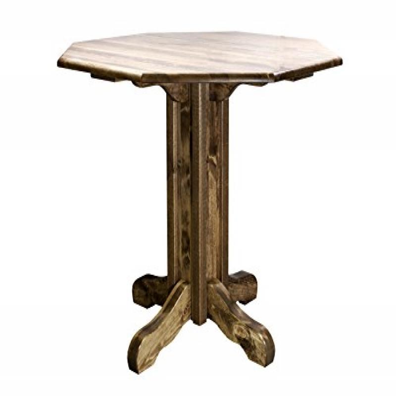 Homestead Collection Counter Height Pub Table, Stain & Lacquer Finish