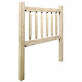 Homestead Collection Twin Headboard, Clear Lacquer Finish