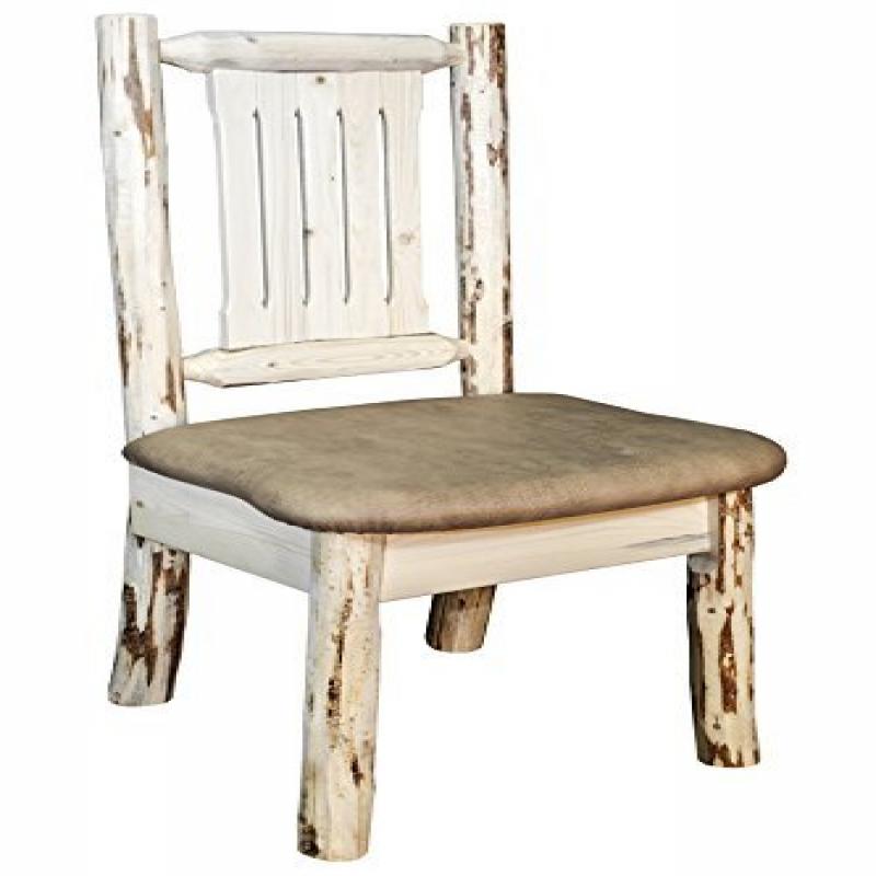 Montana Collection Side Chair, Ready To Finish W/ Upholstered Seat, Buckskin Pattern