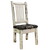 Montana Collection Side Chair, Ready To Finish W/ Upholstered Seat, Woodland Pattern