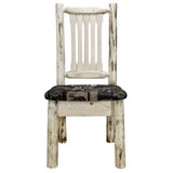 Montana Collection Side Chair, Ready To Finish W/ Upholstered Seat, Woodland Pattern