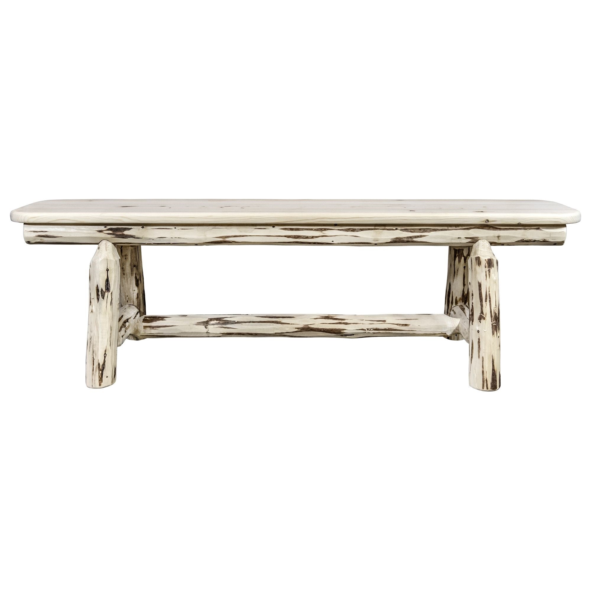 Montana Collection Plank Style Bench, 5 Foot, Ready To Finish
