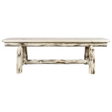 Montana Collection Plank Style Bench, 5 Foot, Ready To Finish