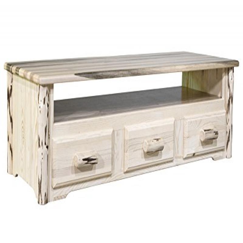 Montana Collection Sitting Chest/Entertainment Center, Ready To Finish
