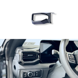 JSD Dry Carbon Fiber Driver side AC Outlet Cover for Mustang 2024+