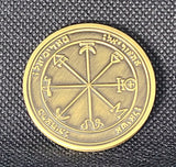 First Pentacle of Mars Coin - 72 Names of God