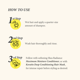 Maximum Moisture Shampoo for Dry, Curly & Natural Hair with Rosemary & Peppermint
