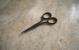 Men’s 4″ Brushed Gunmetal Beard & Mustache Scissors