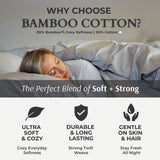 Bamboo Cotton Duvet Cover - Viscose from Bamboo + Cotton - Silver
