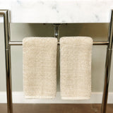 Bamboo Hand Towels - Viscose from Bamboo + Cotton - 2pk - Sand