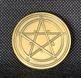 First Pentacle of Mercury Coin - 72 Names of God