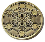 Metatron’s Cube Coin - 72 Names of God