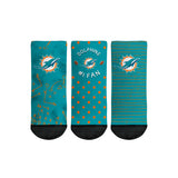 Miami Dolphins - Number 1 Fan 3-Pack (Toddler)