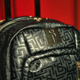 Black Monogram Leather Carry-On Roller Bag (Only 150 Made)