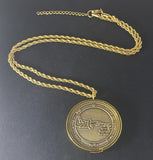 Fifth Pentacle of the Moon Necklace – 72 Names of God – 1FitAll Bezel