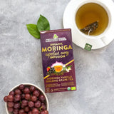 Organic Moringa Energy Tea - Grape Vanilla - Natural Coffee Alternative