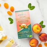 Organic Moringa Energy Tea - Peach Mint Apricot - Natural Coffee Alternative
