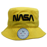 NASA Relaxed Bucket Hat,Worm,Yellow, S_M