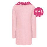 Terry Pull-over After Swim Robe in Lotus with Calypso Ballerinas