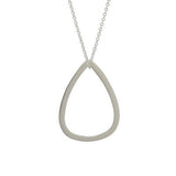 Emotive Raindrop Sterling Silver Necklace
