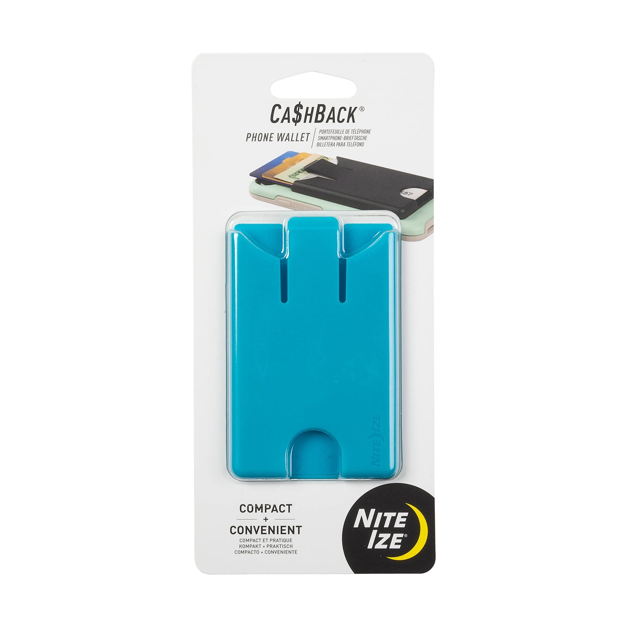 2023 Nite Ize Ca$Hback Phone Wallet, Blue, Map: $5.39