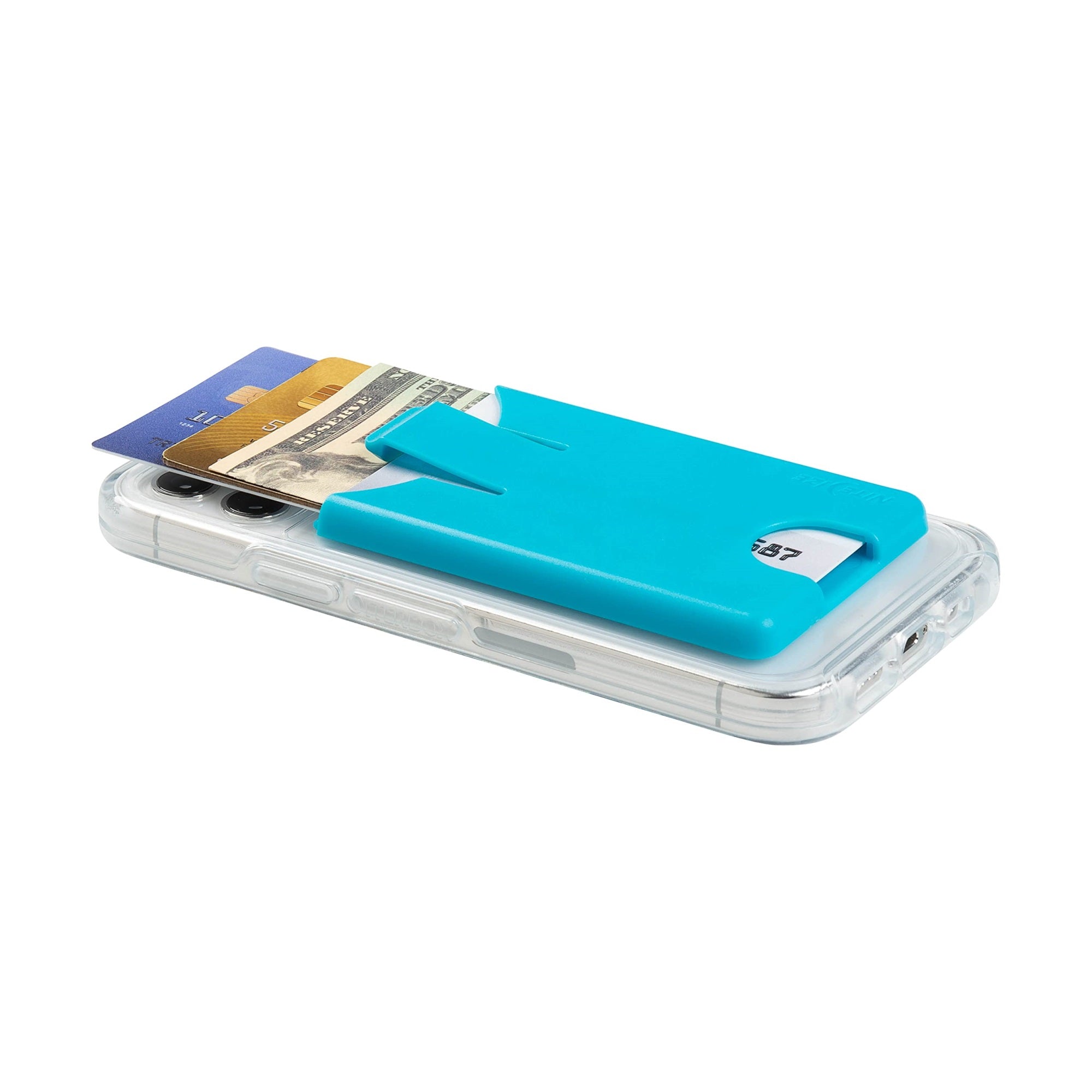 2023 Nite Ize Ca$Hback Phone Wallet, Blue, Map: $5.39