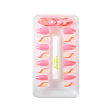 Press On Nails & Glue - Hot Pink