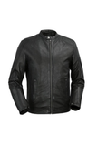 Lucas Men's Lambskin Leather Moto Jacket