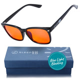 SleepAid Orange Merritt Blue Light Glasses – Black
