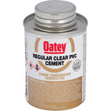 31012 Oatey 4 Oz. Regular Bodied Clear PVC Cement