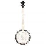 Falcon Series Left-Handed 5-String Quilted Maple Resonator Acoustic-Electric Banjo With Bag