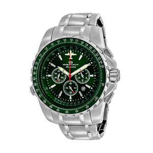 Oceanaut Men'S Aviador Pilot - Green - Quartz Watch