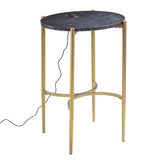 Clarvin Side Table W/ Wireless Charging Station
