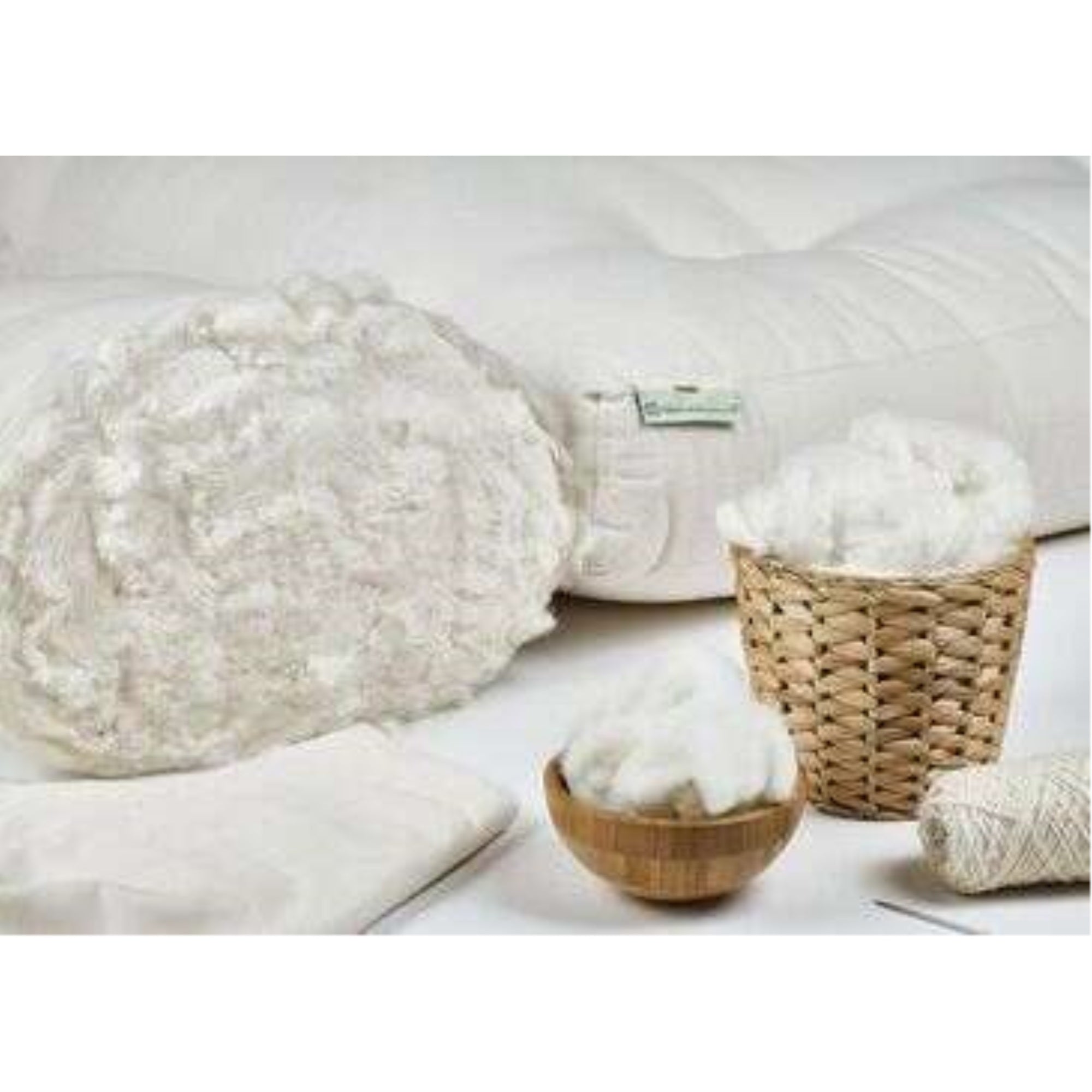 100% Organic Cotton Double Stow In Organic Twill Fabric Case