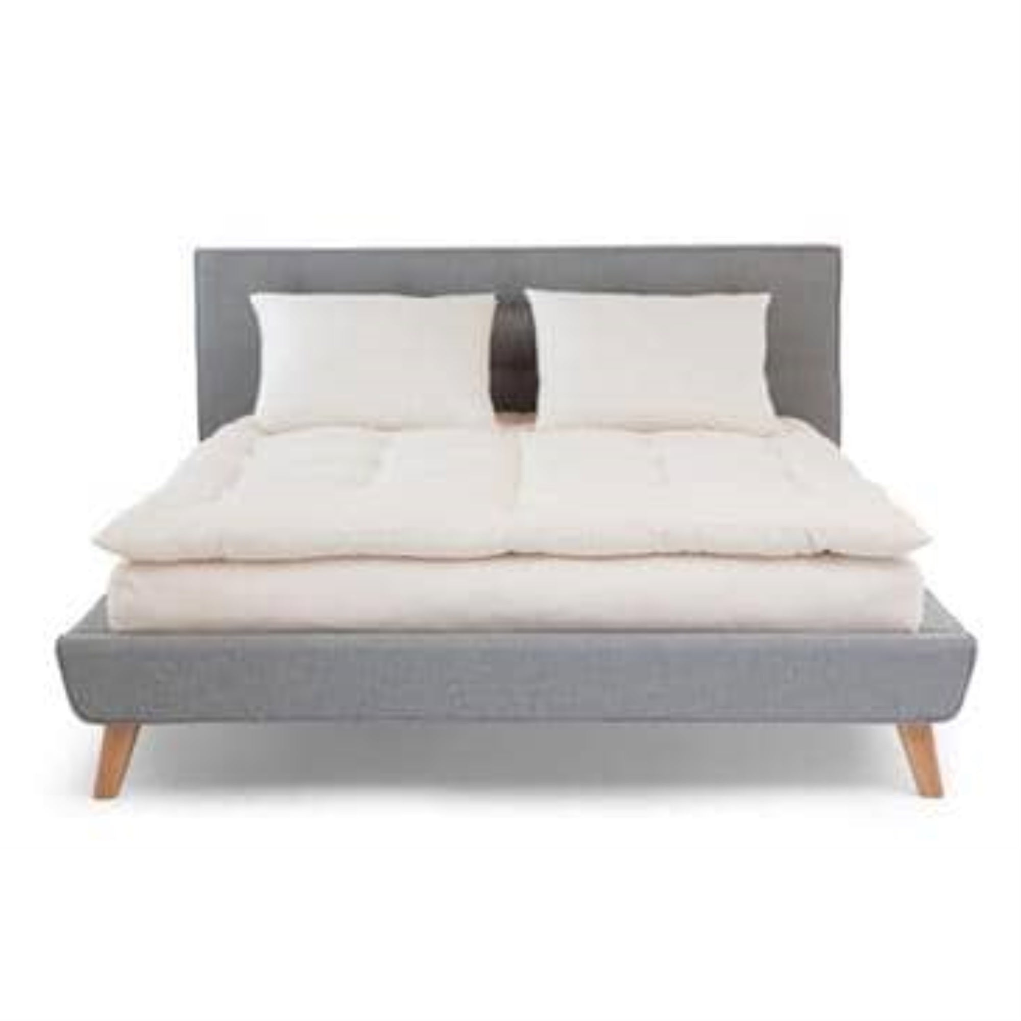 Organic Cotton King Topper Extra In 100% Organic Twill Fabric Case