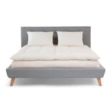 Organic Cotton King Topper Extra In 100% Organic Twill Fabric Case