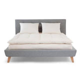 Organic Cotton Double Topper In 100% Organic Twill Fabric Case