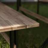 Standlake Slatted Outdoor Bench