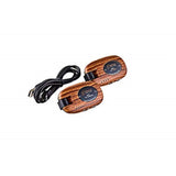 Complete Digital Wireless System For Acoustic & Electric Instruments - 2.4 Ghz/ 4 Channel - Transmitter & Receiver - Walnut Desi