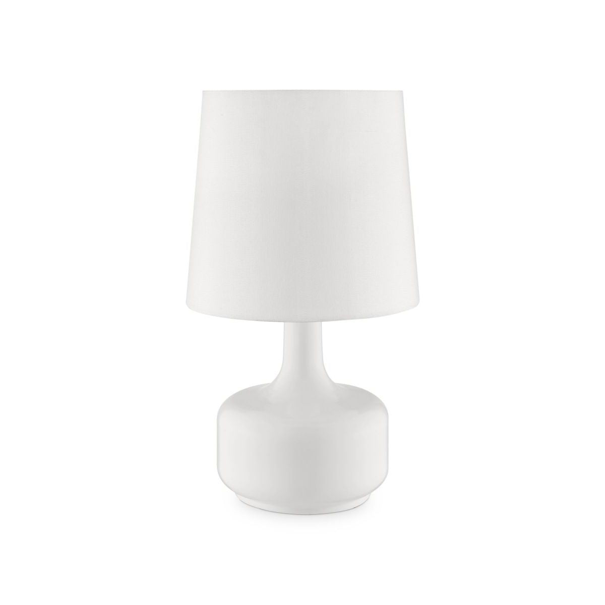 17.25H Cheru White Table Touch Lamp