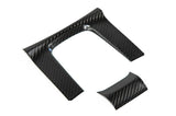 OLM Carbon Fiber Shifter Panel Cover (Matte Finish) - 2016-2021 Honda Civic AT