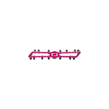 ONOFF - SHIELD V2 MTB PEDALS (Anthracite / Fuchsia / Blue)