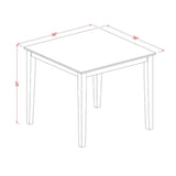 Oxt-Lwh-T Oxford Square Dining Table - Linen White