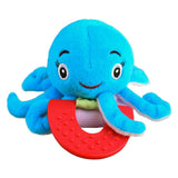 Wristy Buddy Pack of 1 Baby Teethers – Cow & Octopus