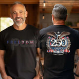 Official Freedom 250th Anniversary T-Shirt – USA 250 Years Independence 1776–2026 Graphic Tee