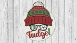 Oh Fudge Ralphie Door Hanger - DIY Unfinished Kit - Lvl 2