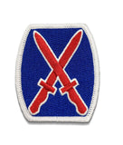 Army 10th Mountain Division SEW ON AGSU Color Patch (each)