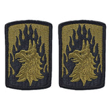 Army 12th Aviation Brigade OCP Patch w/ Hook Fastener (pair)